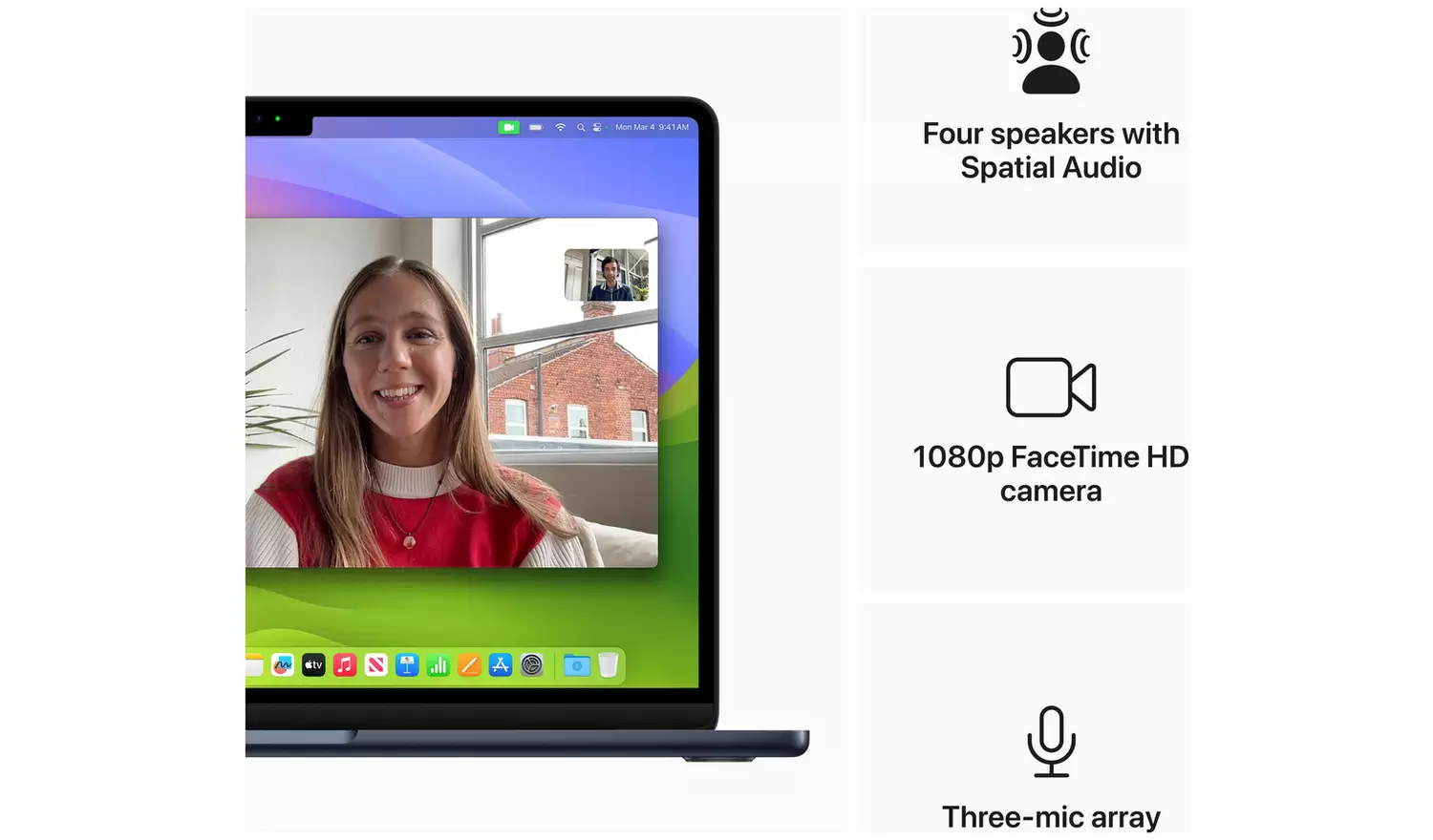 Apple MacBook Air 2024 13.6in M3 16GB 256GB - Midnight - Image 5