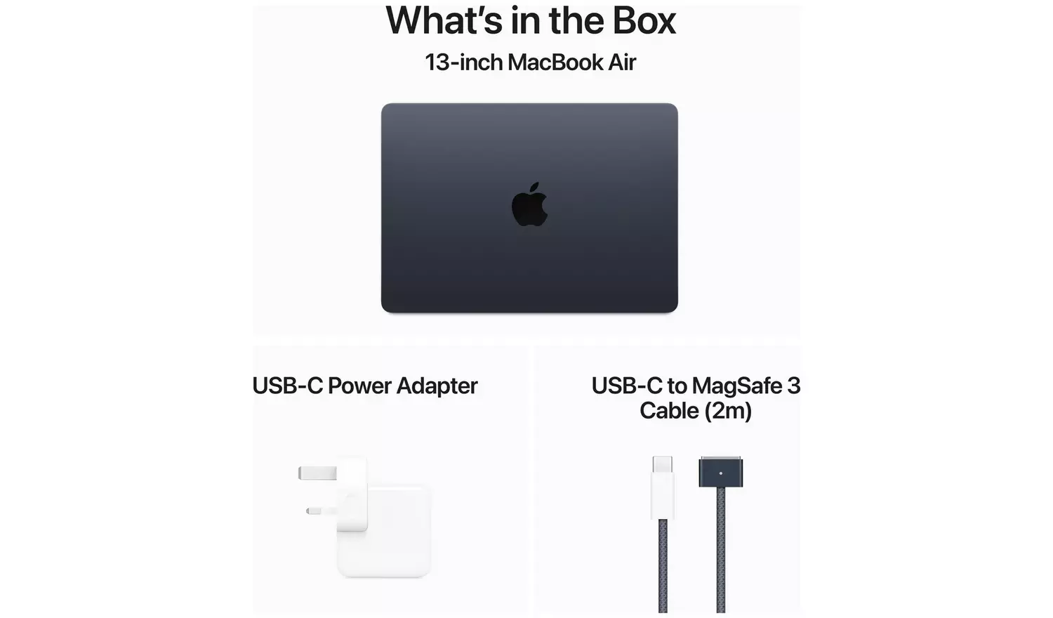 Apple MacBook Air 2024 13.6in M3 16GB 256GB - Midnight - Image 8