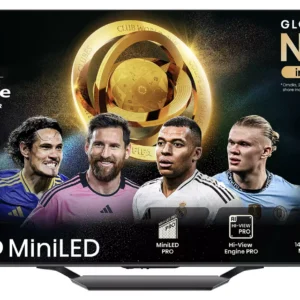 Hisense 55 In 55U7NQTUK Smart 4K UHD HDR Mini LED Freely TV