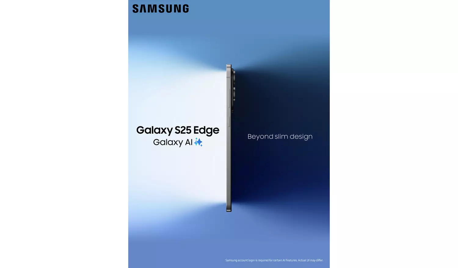 SIM Free Samsung Galaxy S25 Edge 5G 256GB AI Phone Jet Black - Image 7